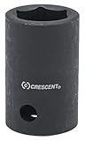 Crescent CIMS8 1/2' Drive, 11/16' Impact Socket - 6 Point [並行輸入品]