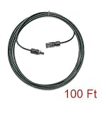 ECO-WORTHY 太陽光ソーラーパネル PV延長ケーブル 31m MC4コネクター付属
