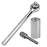 Chukchi Professional Universal Gator Socket Wrench Adapter Grip 7mm to 19mm with Power Drill Adapter