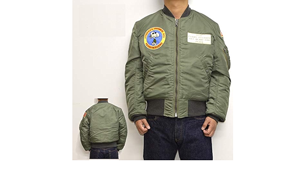 Amazon バズリクソンズ Buzz Rickson S Br Ma 1 フライトジャケット D Type Peanuts ピーナッツ Snoopy スヌーピー パッチ ミリタリー 空軍 メンズ コート ジャケット 通販