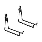 Hahaemall大きい拡張壁マウントユーティリティフックオーガナイザーscrew-in multi-toolsハンガーソリッドTubularスチールfor Homeガレージ/ラダー/ Office 
