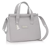 cambrass Sac de Maternité Bonbon Elégance Gris 18 X 37 X 32 cm