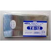 Amazon | HEIKO OPP袋 クリスタルパック T-8.5-14 (テープ付き) 100枚