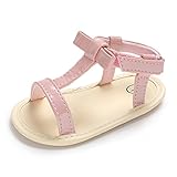 MIOIM ベビーシューズ 赤ちゃん 靴 夏 サンダル 女の子 無地 ファーストシューズ ベロクロ 歩行練習 履き心地いい 出産お祝いプレゼント ギフト
