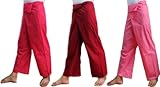 3 x Thai Fishermanパンツfor妊娠ヨガマッサージビーチ夏パンツ