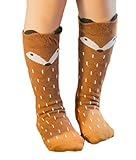 (ビグッド)Bigood 可愛い ベビー 靴下 ハイソックス 新生児 クルーソックス 男の子 子供 ソックス 女の子 幼稚園 保温 キャラクター 5足セット 色 ランダム L