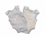 Premature Incubator Tiny Baby 'Mummy Bird & Chick' Design Body Vests - BLUE (4lbs/1.8kg) by KATIES P