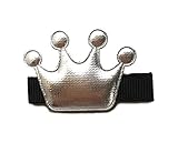 Baby Deer Clips　ヘアクリップ for ベビー　New 王冠 (シルバー)