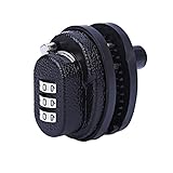 runacc 3桁組み合わせガンロックガンリセット可能ロック実用的ガントリガーロックfor Pistols、ライフルと散弾銃、ブラック