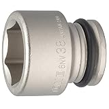 トネ(TONE) インパクト用ソケット HP6NV-38 差込角19.0mm(3/4") 二面幅38mm