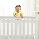 BreathableBaby Airflow Two Sided Cot Mesh Liner (White) by BreathableBaby