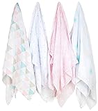 (ウィーゴアミーゴ) weegoamigo おくるみ 4枚セット 4 pack Muslin ブルーム 2382