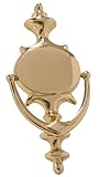 The Hillman Group 852726 8 Door Knocker - Solid Brass - Bright Brass Finish 1-Pack by The Hillman Gr