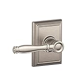 Schlage Lock Company F10BIR619ADD Birmingham Passage Door Lever Set with the Decorative Addison Rose