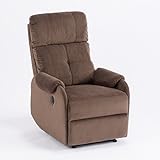 ■電動ソファ 1人掛け ブラウン オットマン 一体型 ソファ ソファー 一人掛け 1P 電動ソファー