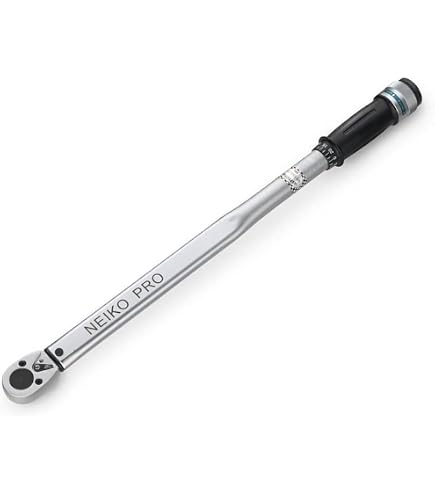 MichaelPro 1/2-Inch Drive Click Torque Wrench – 10 To 150 Ft-lb (13.6–203.5 Nm), Pre-Calibrated CR-V Steel, Dual-Range Scale