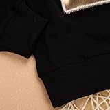 phenovo　ベビー　赤ちゃん　男の子　長袖　Tシャツ　トップス　+　パンツ　セット　スーツ　クラウン　綿　ブラック　全4サイズ - 100