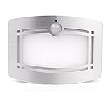 AcTopp　LEDセンサーライト　モーション　2段階調光　自動でOn/Offの切り替え　電池式　貼り付け可能　省エネ　屋内　玄関　防犯 　廊下用