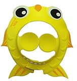 Seliyi 赤ちゃん用 シャンプーハット シャワーキャップ かわいい アニマル ベビー 耳のシールド付き キッズ洗髪 防水 サイズ調整可能 幼児用品 イエロー