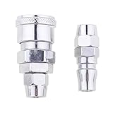 Fenteer 金属 空気式 クイックコネクトエアー継手 空気圧クイックコネクター 多規格 - 20SP + 20PP