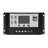 XCSOURCE　20A　12V-24V　ソーラーコントローラ　LCD　PWM　ソーラーパネルレギュレータ充電コントローラ　インテリジェントUSBポート　ディスプレイ　LD829