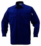 CO-COS コーコス 製品制電長袖シャツ J-568 ネイビー 4L