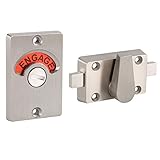 ロックで使用インジケータ、ステンレススチールプライバシーボルトドアロックインジケータwith Vacant Engaged Indicatingとネジの継手トイレドレッシングルーム使用