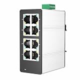 工業用ミニチュア 8 ポート高速イーサネットシェル Din マウント PoE 狭いスペース用工業用イーサネットスイッチ電源なし