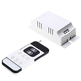 Baoblaze RFリレースイッチ　ワイヤレス　リモコン　2チャンネル　315MHz　ライト　電動ドア用