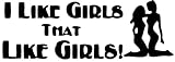 面白いことわざ、Girls Like Girls、ビニール車デカール、複数の色、複数のサイズ 20-by-20 inches レッド girlslikegirls 'R20'