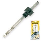 IVY Classic 28104 4H 1/4-Inch Shank Hole Saw Arbor, Fits 5/8 through 1-1/8-Inch Hole Saws, 1/Card [並