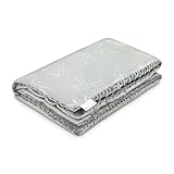 MayLily Premium | ウォームベビーブランケット スーパーソフトとエクセレント | 竹/Minky | 100x75cm | 柔らかく温かい | 低アレルゲン充填 | ポーランドで縫製 