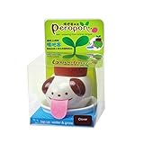 Liebeye ミニ セラミック 植物 ポット かわいい 自己灌漑 動物 プランター 飲む動物の舌 栽培 犬