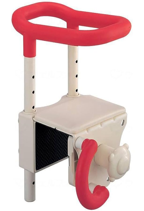 Amazon | アロン化成 安寿 高さ調節付浴槽手すりUST-200N レッド | 安