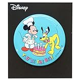 ミッキーマウス プルート[缶バッジ]カンバッジ/ケーキ ディズニー