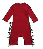 StylesILove乳児幼児ベビーBoy Sheriffフリンジカウボーイ写真小道具ロンパースと帽子2ピース