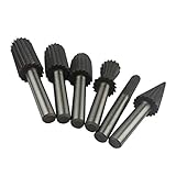 Fenteer 回転ヤスリ　5本セット　HSS鋼　木工カッター　研削工具