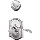 Schlage Lock Company F94ACC625CAMLH Bright Chrome Interior Pack Accent Lever Left Handed Dummy Inter
