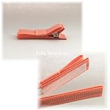 Baby Deer Clips　ヘアクリップ for ベビー　シンプルリボン (ライトブルー)