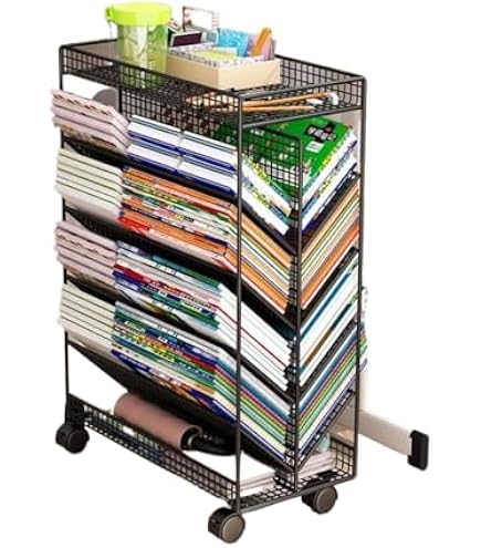 Amazon | Yubbuio 隠し本棚 本棚 メタルブックタワー マガジン