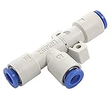 uxcell 真空エジェクタ 真空発生器 タッチ空気真空エジェクタ スラスト式 ZH05DS-06-06-06