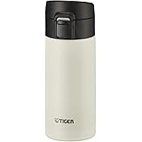 タイガー 水筒 360ml マグボトル ワンタッチ 軽量 ステンレスボトル 真空断熱 保温保冷 ホワイト MKA-K036WK