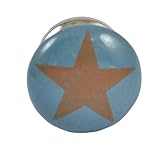 Set of 6 gray ceramic pumpkin knobs cabinet drawer handles pulls