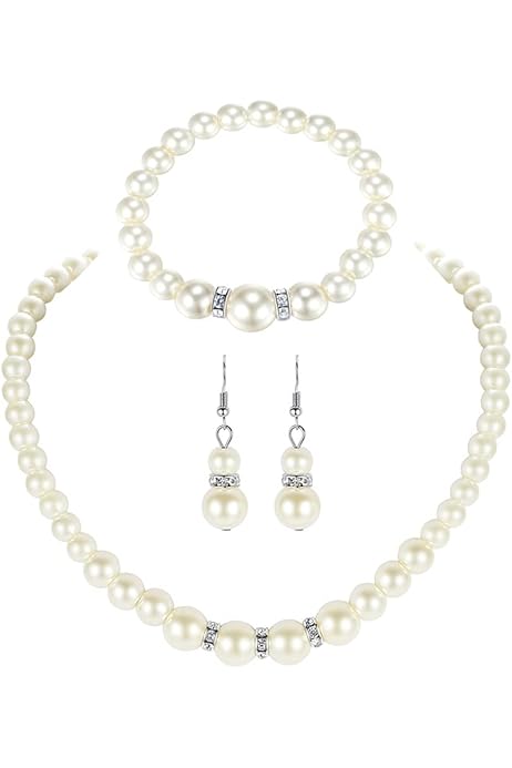 Pearl Necklace Sets for Women 