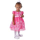 JONA MICHELLE (ジョナミッシェル） ガールズ ベビー ドレス ピンク レース Girl's Pink Lace Dress CO3316 (12M(80cm))