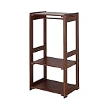 天然木 キッズ ハンガーラック コートハンガー 洋服ハンガー カラー：ブラウン