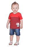 Pulla Bulla Baby Boy Striped Tee半袖シャツ US サイズ: S カラー: オレンジ