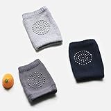 Betterbaby 赤ちゃん　膝当て　膝サポート　プロテクター　ハイハイ用具　歩行勉強　二―パッド　衝撃　緩和　擦りむき防止　０歳から３歳　３セット入れ　黒　深い浅いグレー