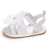 (カエルフロッグ)女の子のサンダル　女児　花　フラワー モチーフ 綺麗なサンダル 女の子の赤ちゃん　滑り止め　履き心地がよい 柔らかい マジックテープ付き　可愛いベビーサンダル　PUレザー　ゴム底　ホ