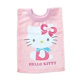 Bavoir à enfiler à motif Hello Kitty pour bébé Bavettes Bib Serviette bavoir (rose)
